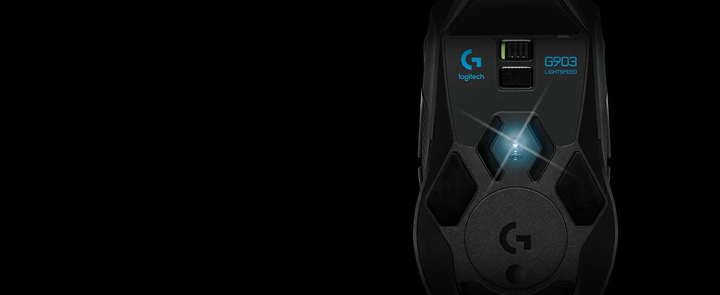 Logitech G903 LIGHTSPEED Wireless Gaming Mouse, HERO 25K, 25,600 DPI, Black - Thumbnail 11