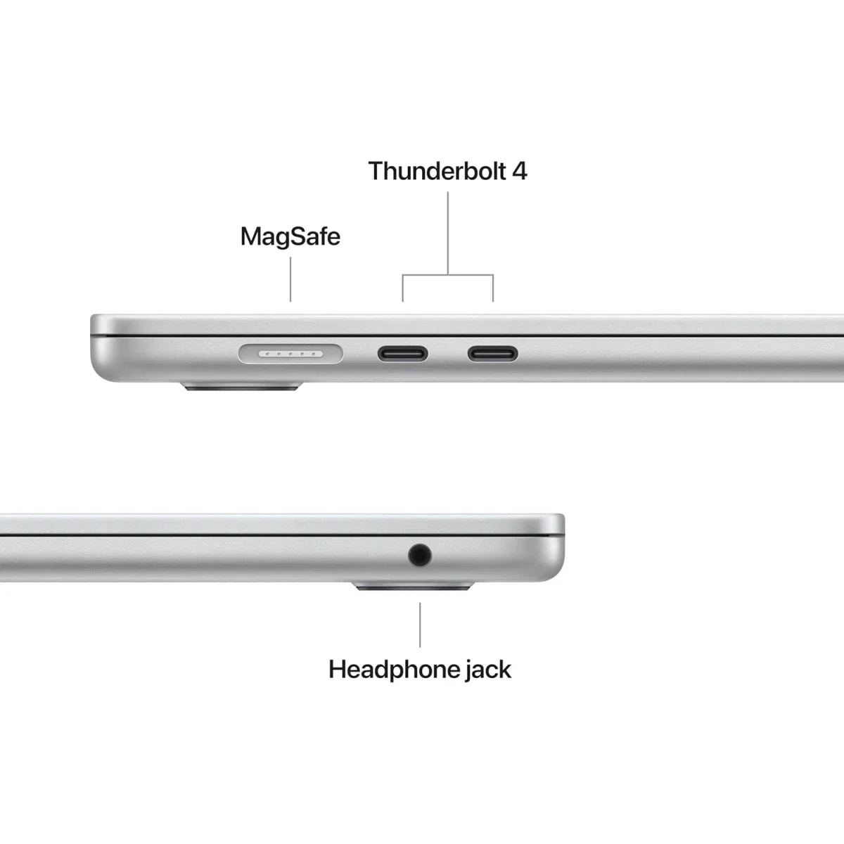 لابتوب Apple MacBook Air 15 2025 M4 رام 24GB سعة 512GB SSD شاشة 15.3 إنش فضي - Image 5