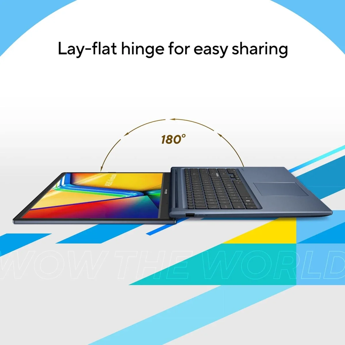 لابتوب Asus Vivobook 15 X1504VA مقاس 15.6 إنش FHD بمعالج Intel Core i3-1315U وذاكرة 8GB وتخزين 512GB SSD لون Quiet Blue - Image 5