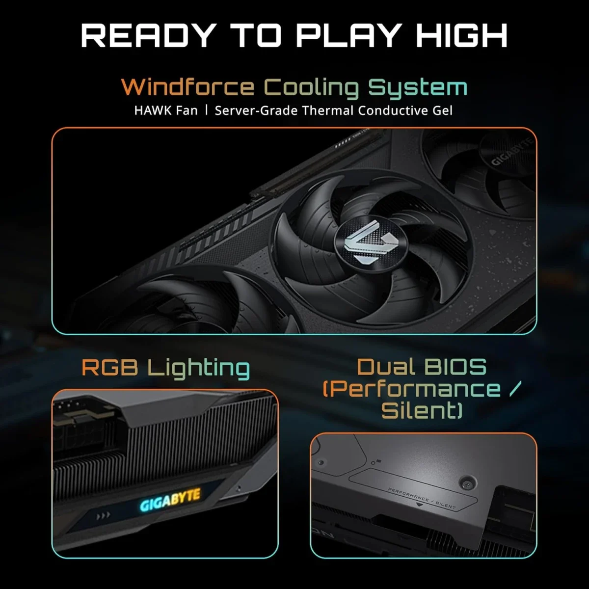 كرت شاشة GIGABYTE Radeon RX 9070 XT GAMING OC 16GB GDDR6 - Image 2