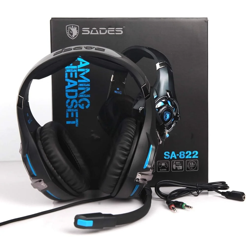 سماعة ألعاب SADES SA-822 مع توصيل صوت 3.5 مم ومايكروفون - Image 3