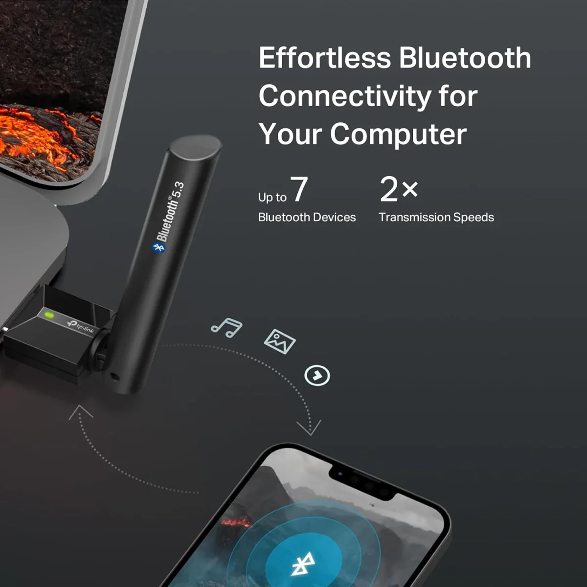 TP-LINK UB500 Plus USB Bluetooth 5.3 Adapter with Adjustable Antenna - Image 7