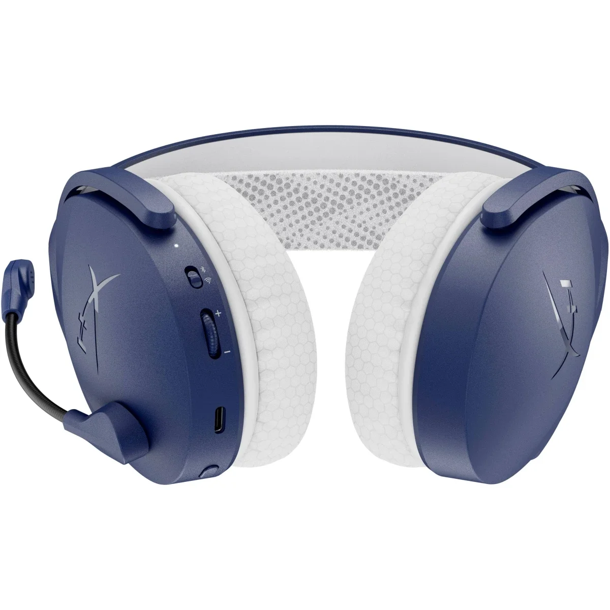 سماعة ألعاب HyperX Cloud Jet لاسلكية مزدوجة وبلوتوث مع تشغيل حتى 25 ساعة، أزرق - Thumbnail 10