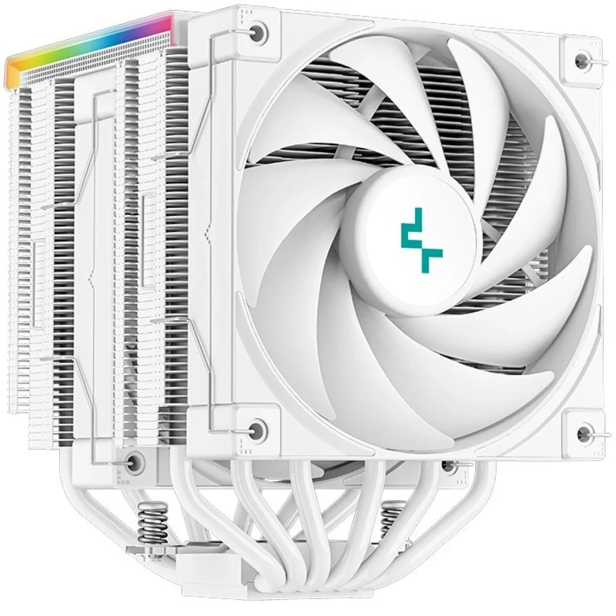 مبرد هوائي للمعالج DeepCool AK620 Digital أبيض مع ARGB وشاشة رقمية وقدرة تبريد 260W TDP - Thumbnail 2