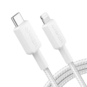 كيبل Anker 322 من USB-C إلى Lightning بطول 6 قدم ومعتمد MFi أسود - Image 7