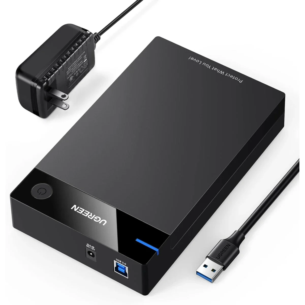 حاوية أقراص صلبة خارجية Ugreen 50422 لأقراص SATA مقاس 3.5 إنش و2.5 إنش