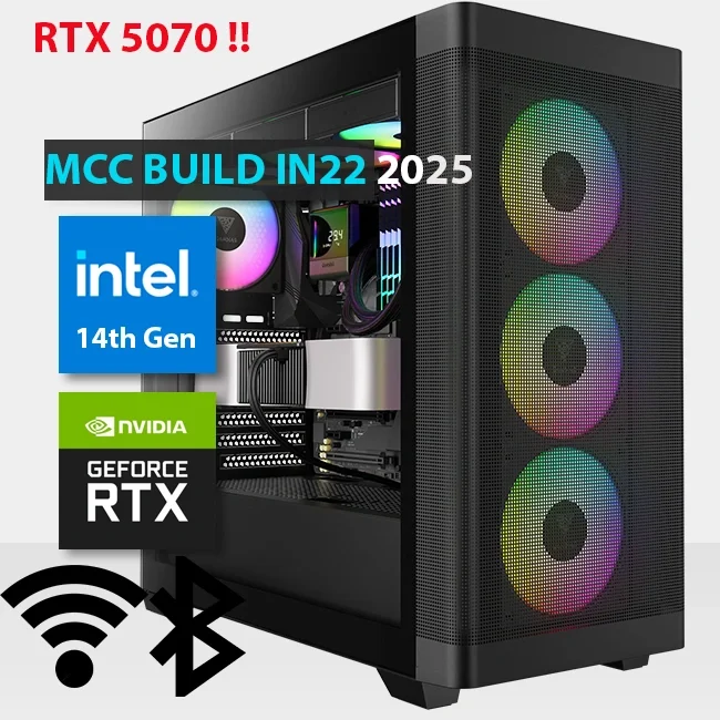 كمبيوتر ألعاب Intel Core i7-14700KF مع ASUS PRIME GeForce RTX 5070 12GB - Image 2