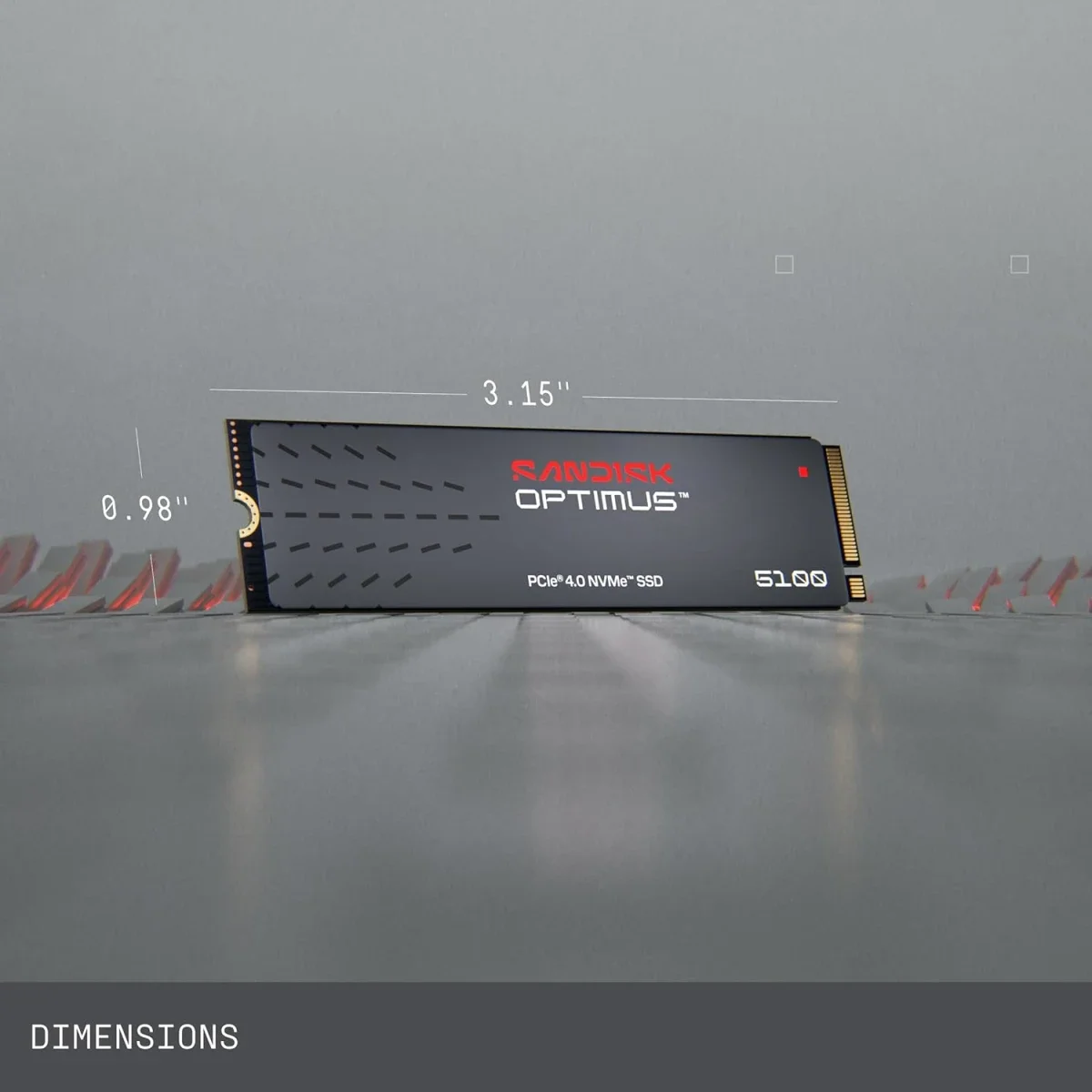 SanDisk Optimus 5100 1TB PCIe 4.0 NVMe M.2 2280 Internal SSD, Up to 7100MB/s - Image 5