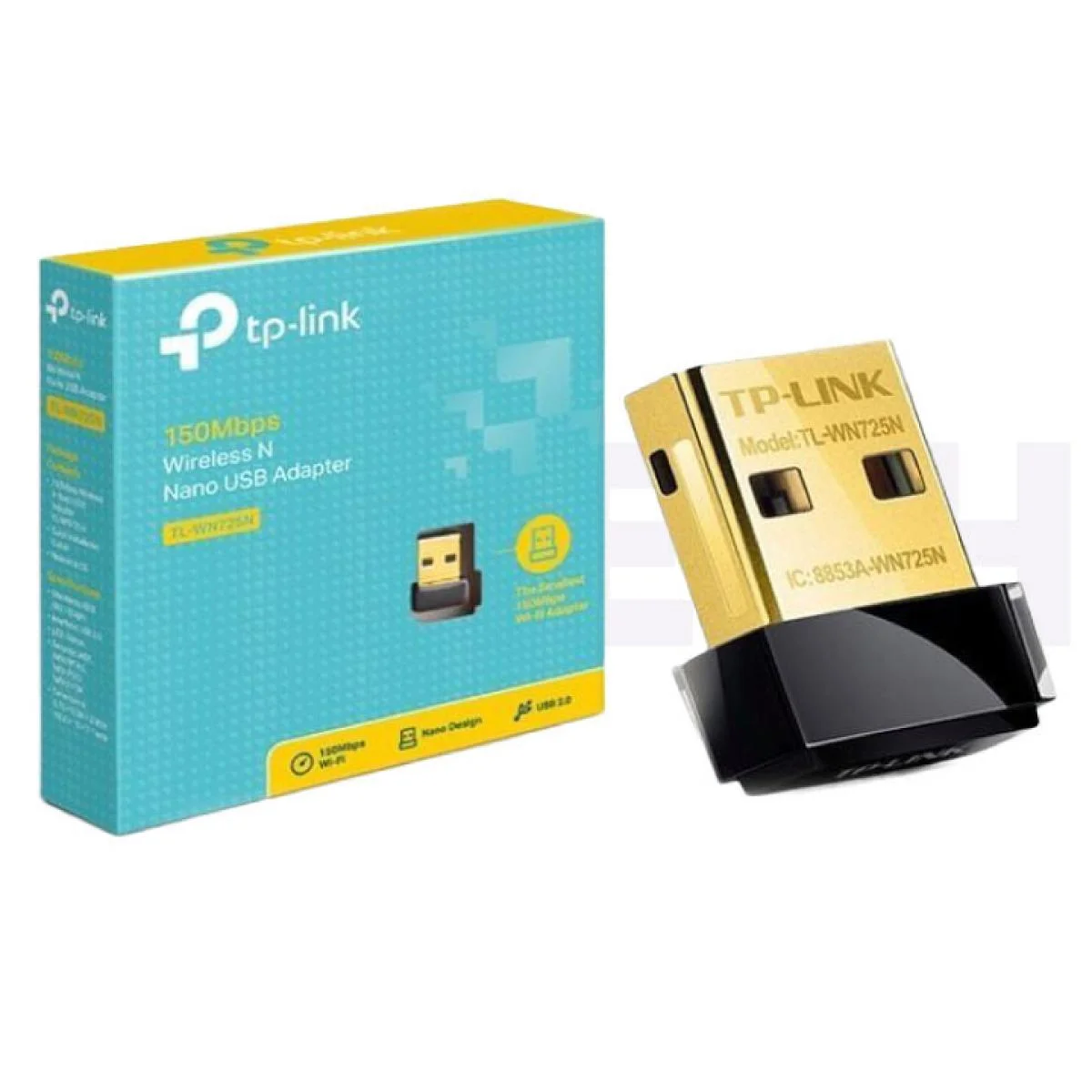 محول واي فاي USB نانو TP-LINK TL-WN725N بسرعة 150Mbps