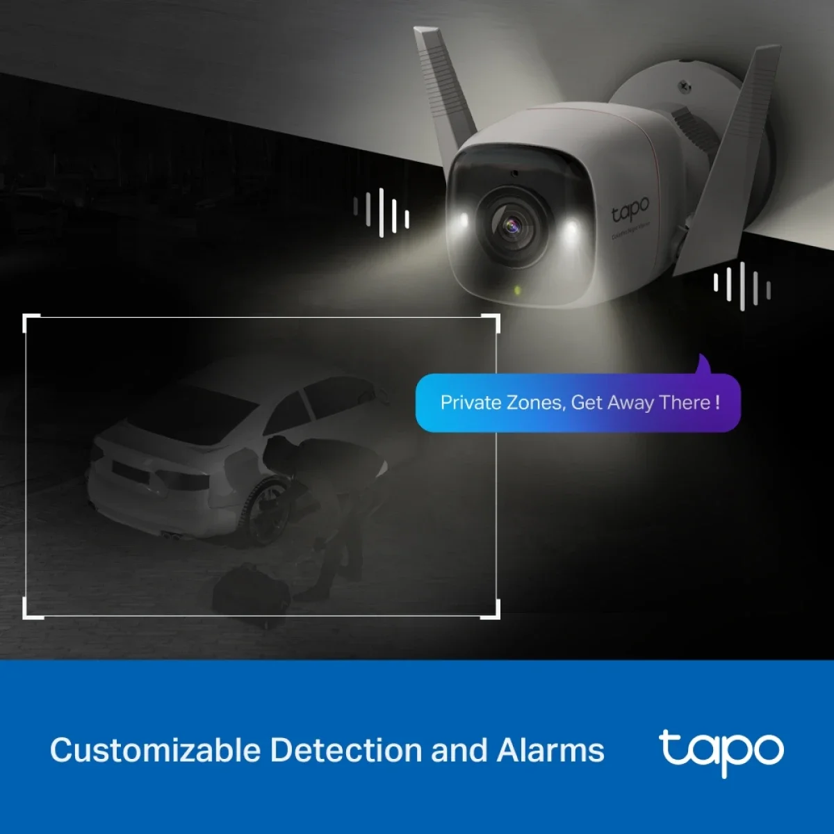 TP-LINK Tapo ColorPro C325WB 2K QHD Outdoor Security Camera with Person, Pet & Vehicle Detection - Image 7