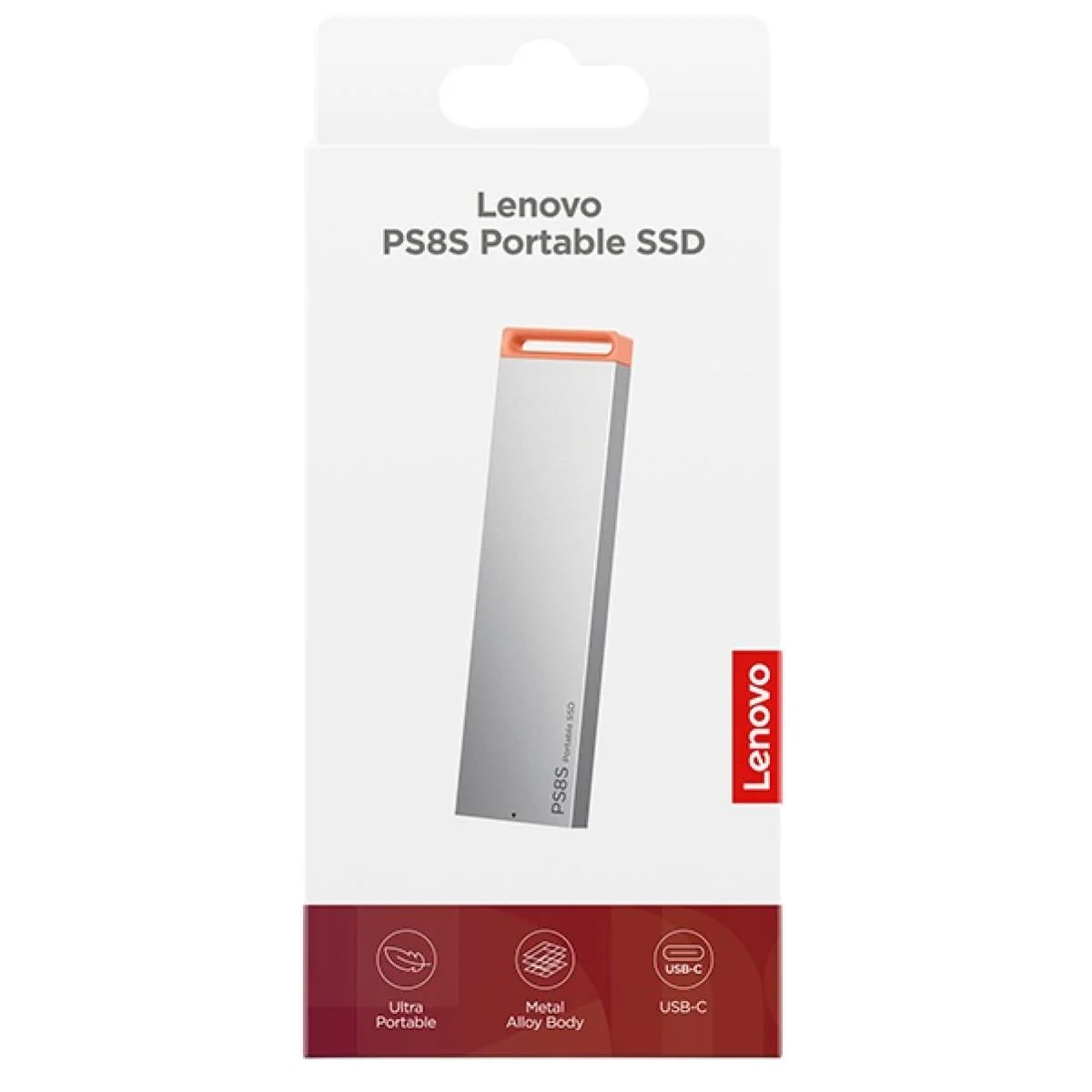 SSD محمول خارجي Lenovo PS8S بسعة 1 تيرابايت USB-C وUSB 3.2 Gen 2 - Image 2