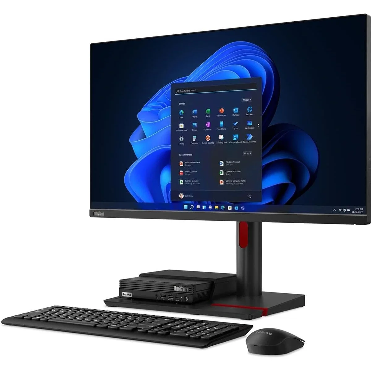 كمبيوتر مكتبي صغير Lenovo ThinkCentre M70q Gen 5 Tiny (2024) بمعالج Core i7 الجيل 14 و20 نواة، واي فاي وبلوتوث، كفالة 3 سنوات - Thumbnail 8