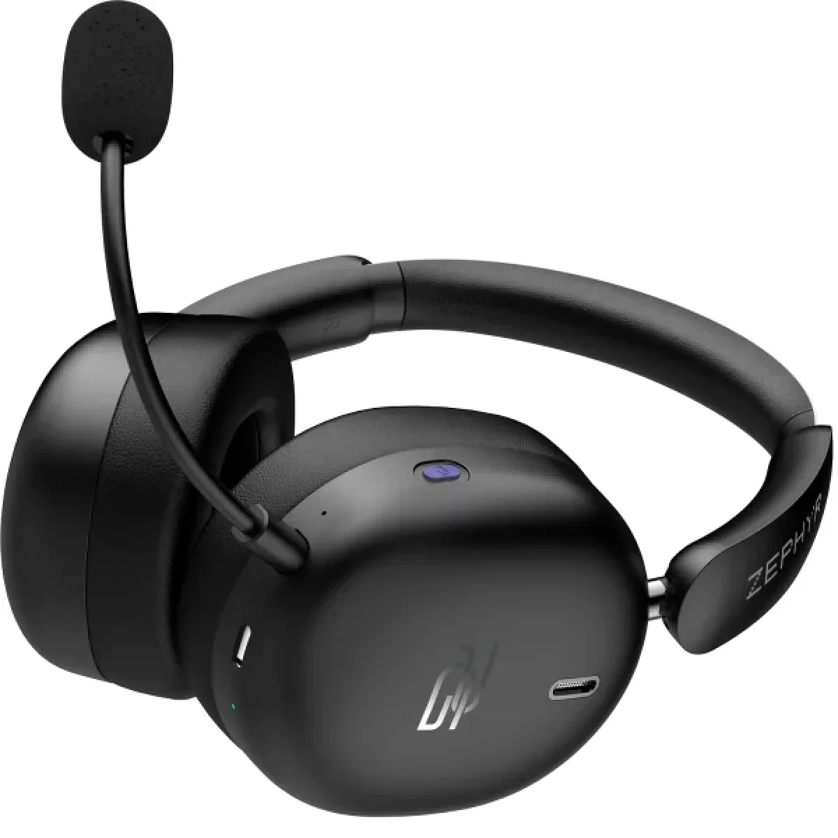 Proove Zephyr Tri-Mode Wireless Gaming Headset with 7.1 Audio, Black/Purple WHZP00022001 - Thumbnail 8