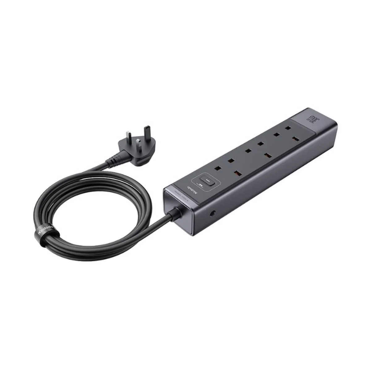 Mcdodo CH-0600 30W GaN Surge Protection Power Strip with 3 AC Outlets and 3 USB Ports - Image 4