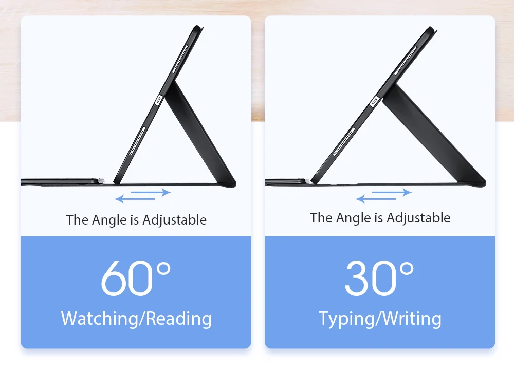 جراب لوحة مفاتيح DUX DUCIS TK Series بلوتوث جلدي مع لوحة لمس لجهاز iPad Pro مقاس 12.9 إنش (2020/2021/2022)، تخطيط إنجليزي - أسود - Thumbnail 12