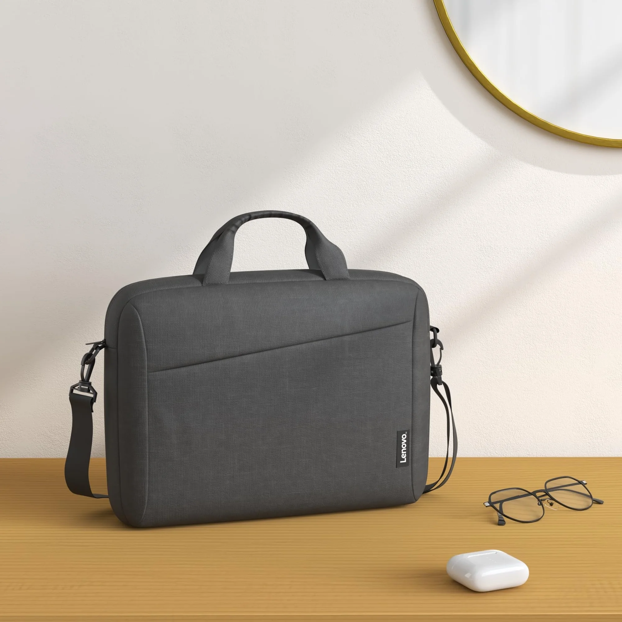 Lenovo Toploader T210 15.6-Inch Casual Laptop Bag - Black - Thumbnail 5