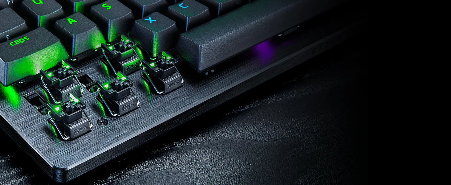 كيبورد ألعاب Razer Huntsman V3 Pro Mini بحجم 60% مع سويتشات أنالوج أوبتيكال - أسود - Thumbnail 14