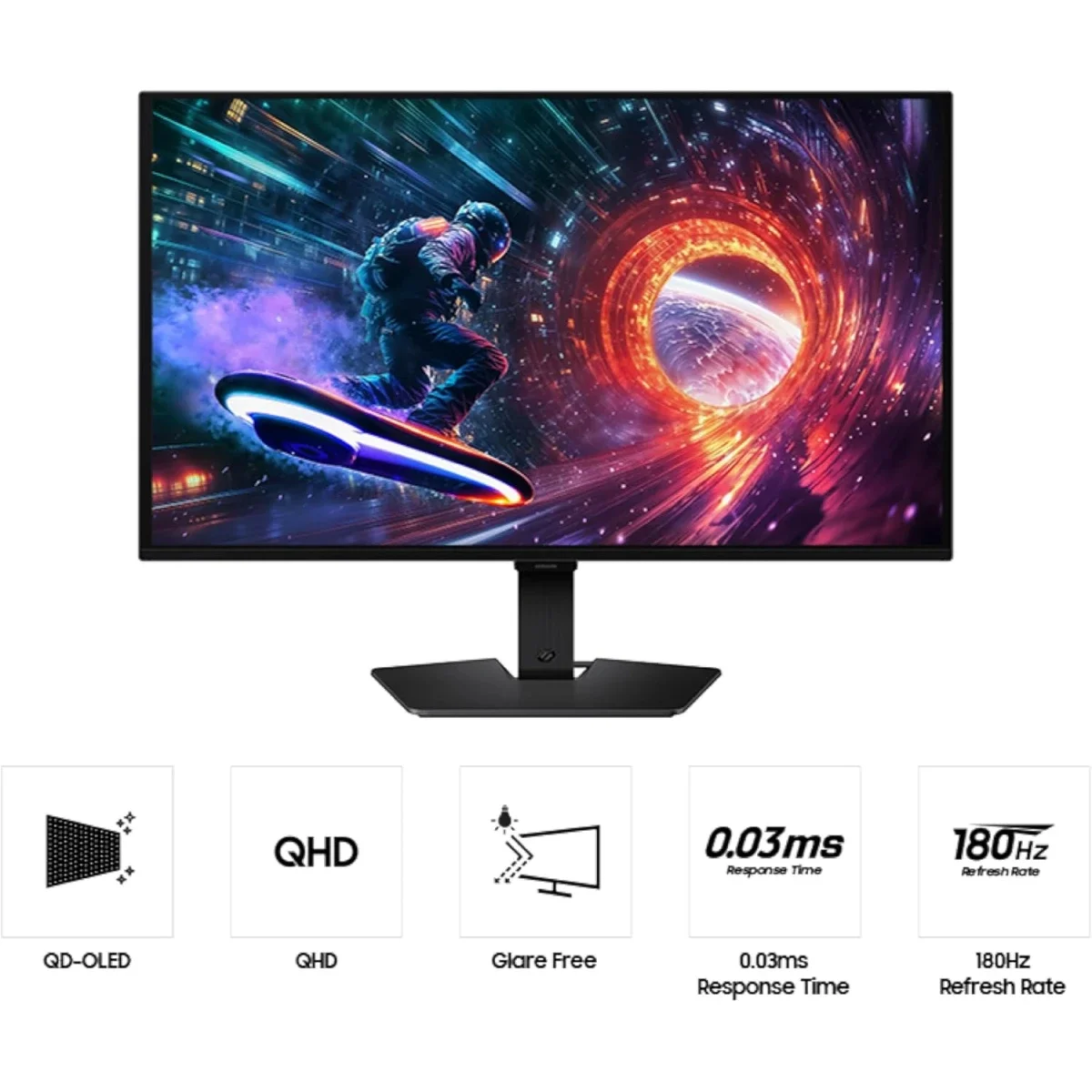 شاشة ألعاب Samsung Odyssey G5 G50SF OLED مقاس 27 إنش QHD، 180Hz، 0.03ms - Thumbnail 2
