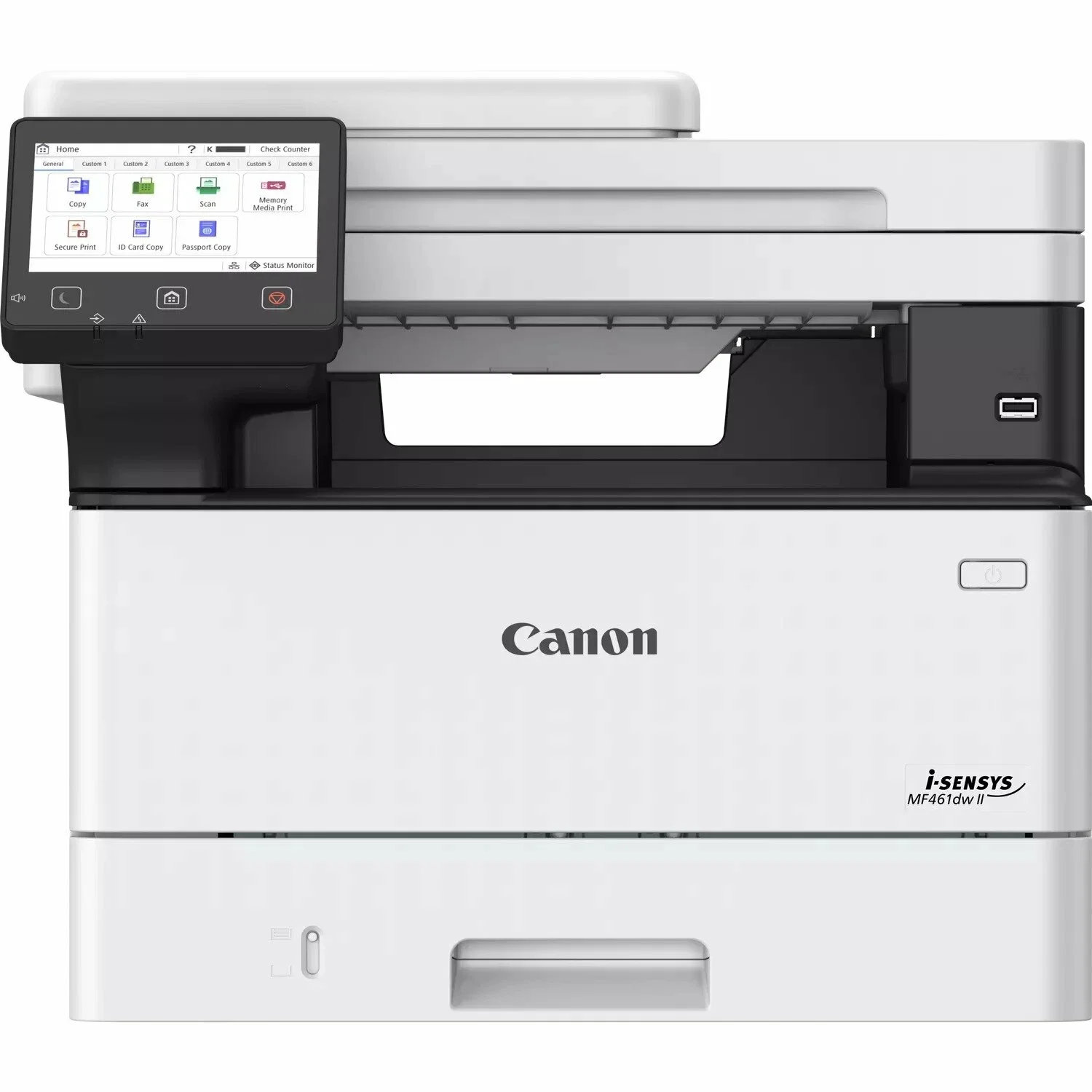Canon imageCLASS MF461dw II All-in-One Wireless Monochrome Laser Printer, 40ppm, Auto Duplex, Single-Pass Scanning, 5" Touchscreen, Advanced Network Security