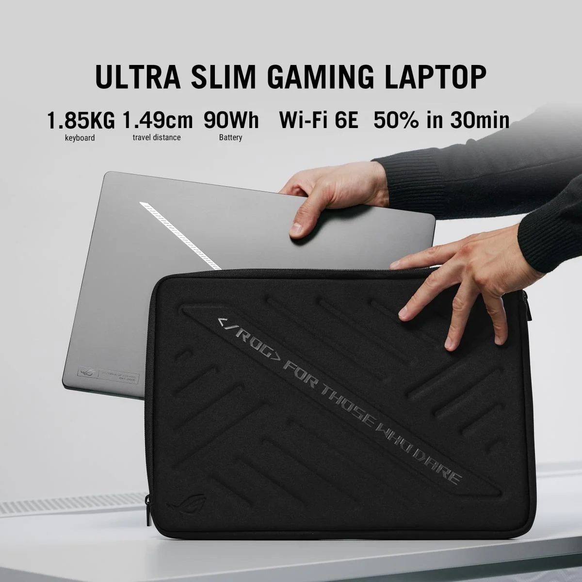 لابتوب ألعاب Asus ROG Zephyrus G16 (2025) 16 إنش 2.5K OLED 240Hz، Core Ultra 9 285H، RTX 5090، رام 64GB، SSD 1TB - Image 3