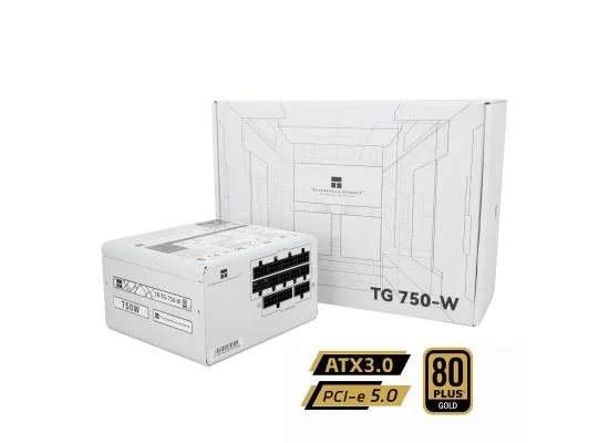 Thermalright TG-750-W 750W 80 Plus Gold Fully Modular ATX 3.0 Power Supply - White - Thumbnail 3