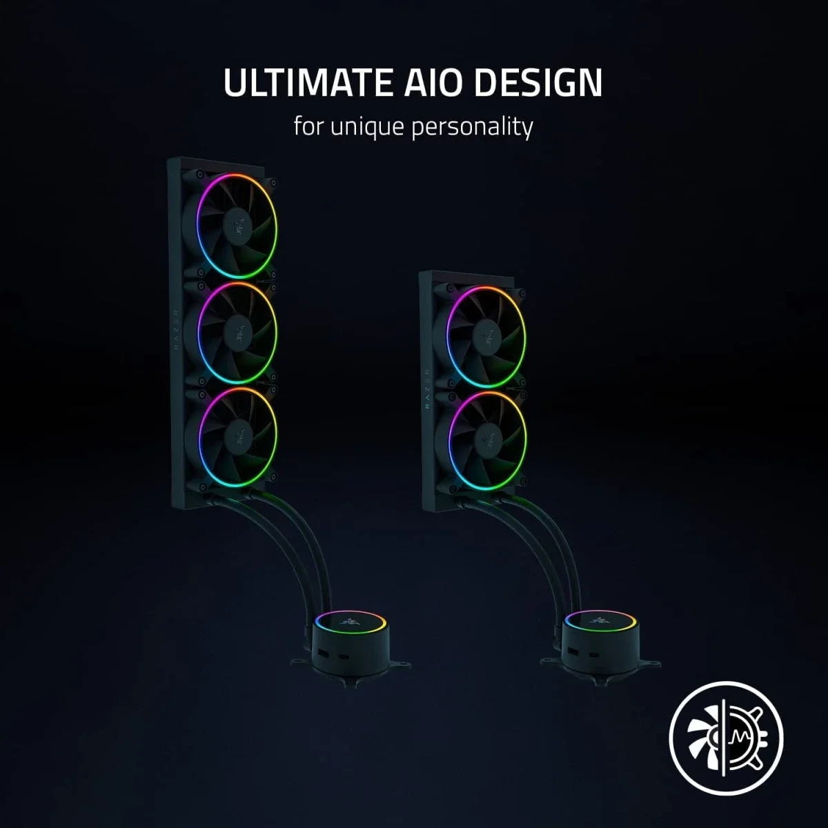 Razer Hanbo Chroma 240mm AIO Liquid CPU Cooler with ARGB - Image 2