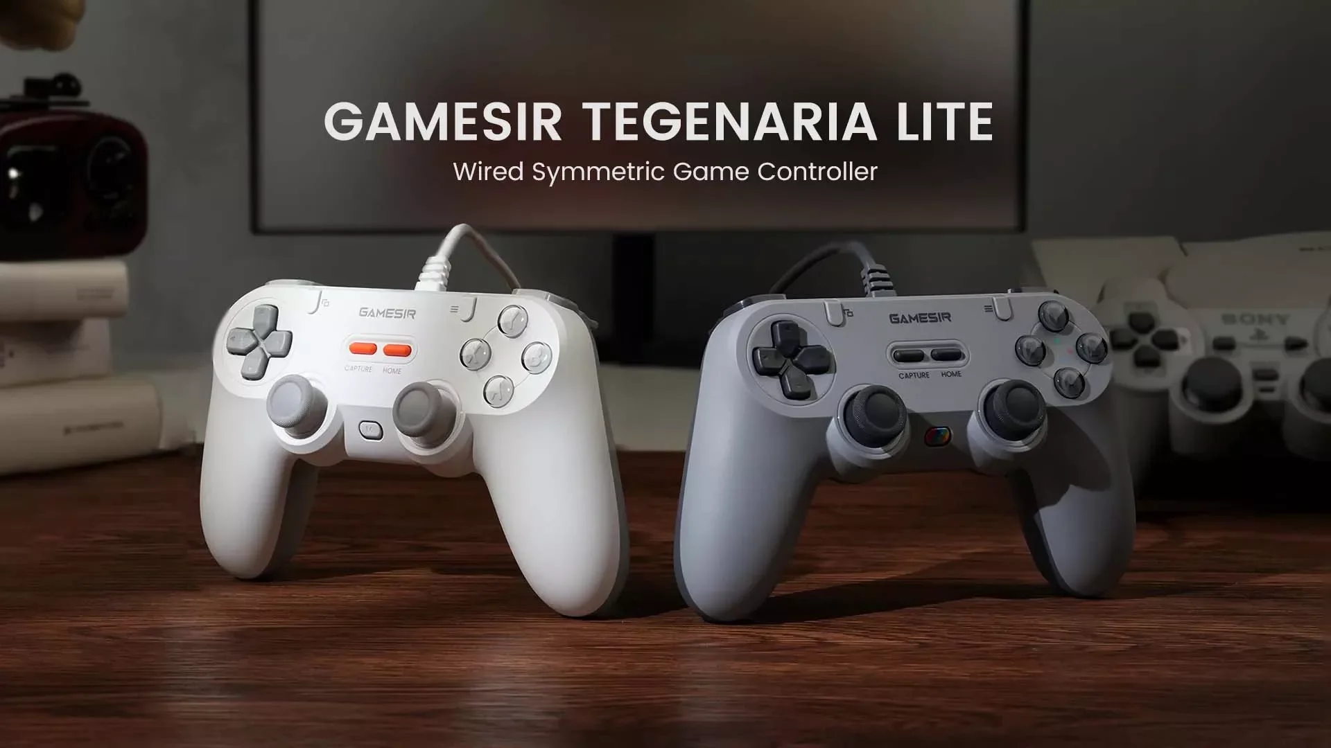 يد تحكم GameSir Tegenaria Lite سلكية بتصميم متماثل - رمادي - Image 6