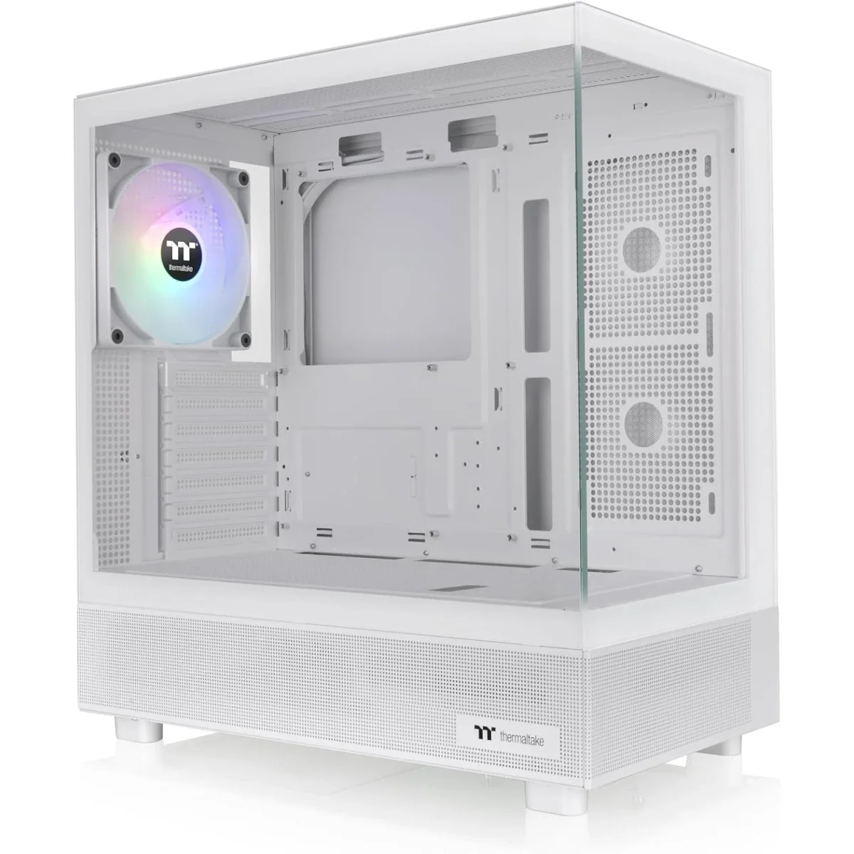 هيكل كمبيوتر Thermaltake View 270 TG ميد تاور مع 1x CT140 ARGB Fan ودعم رادياتير 360MM وزجاج مقوى، أبيض - Thumbnail 2