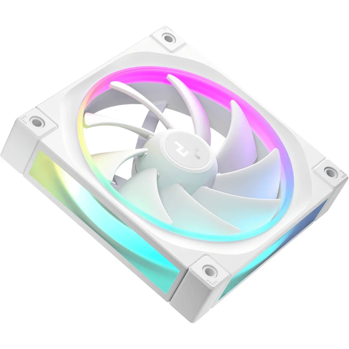 مراوح كيس DeepCool FL12 120mm ARGB PWM ثلاثية باللون الأبيض - Image 4