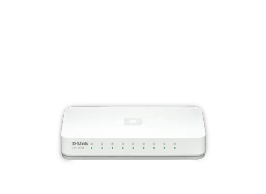 سويتش مكتبي D-Link Fast Ethernet بـ 8 منافذ وهيكل بلاستيكي - Image 2