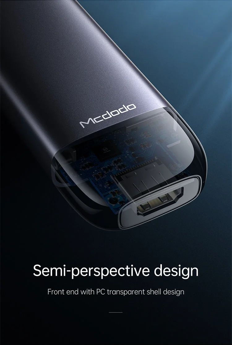 Mcdodo HU-7740 6-in-1 USB-C Hub with HDMI, VGA, 2x USB 3.0, PD 100W & SD/TF - Image 18