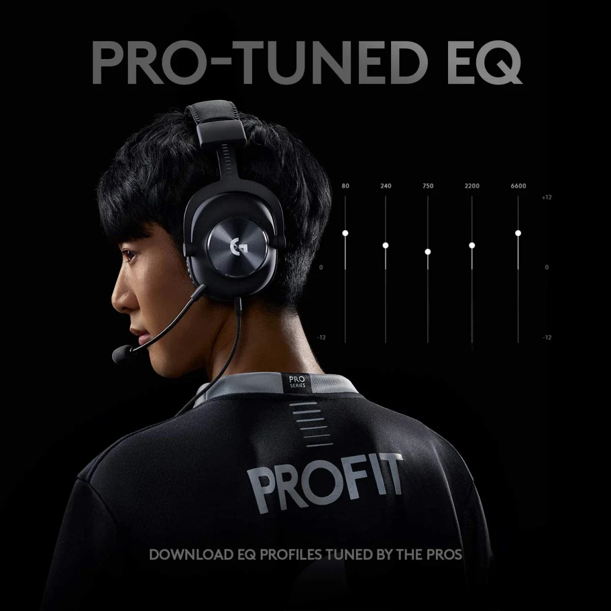 سماعة ألعاب Logitech G PRO X Wireless LIGHTSPEED مع Blue VO!CE - Thumbnail 6