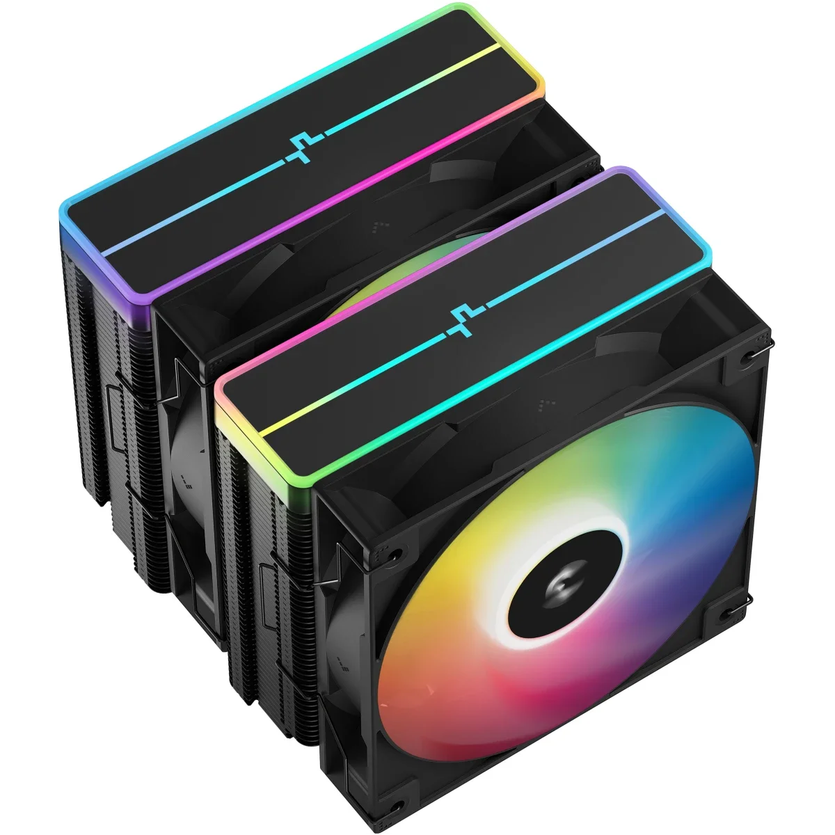 DeepCool AG620 ARGB V2 CPU Air Cooler 260W TDP Dual Tower with 2x 120mm PWM Fans Black - Image 4