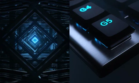 لوحة مفاتيح ألعاب Logitech G815 LIGHTSYNC RGB ميكانيكية منخفضة الارتفاع بمفاتيح GL Tactile وتخطيط إنجليزي أمريكي، أسود - Thumbnail 13
