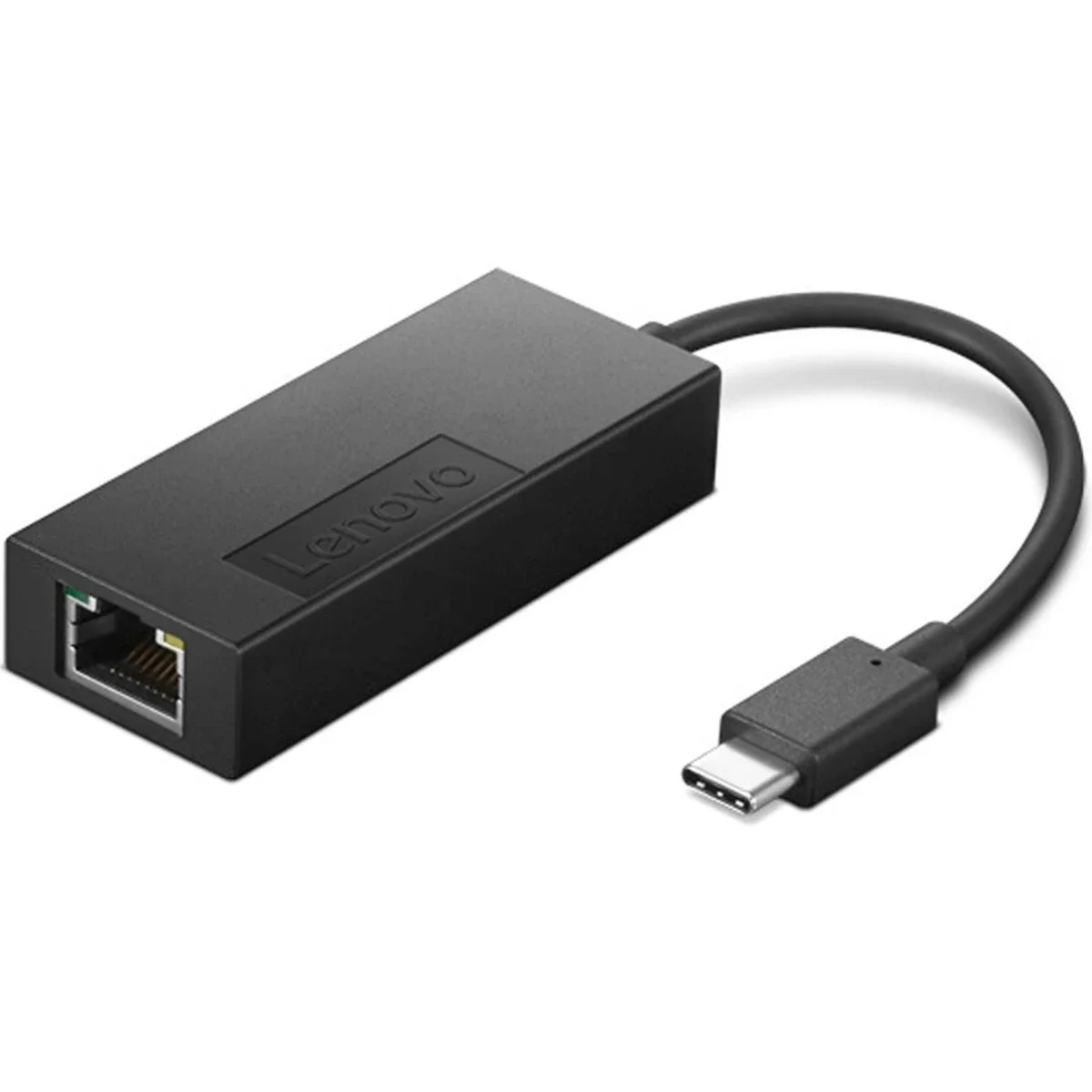 محول Lenovo 4X91H17795 من USB-C إلى إيثرنت 2.5G مع مؤشرات RJ45 - أسود - Image 1
