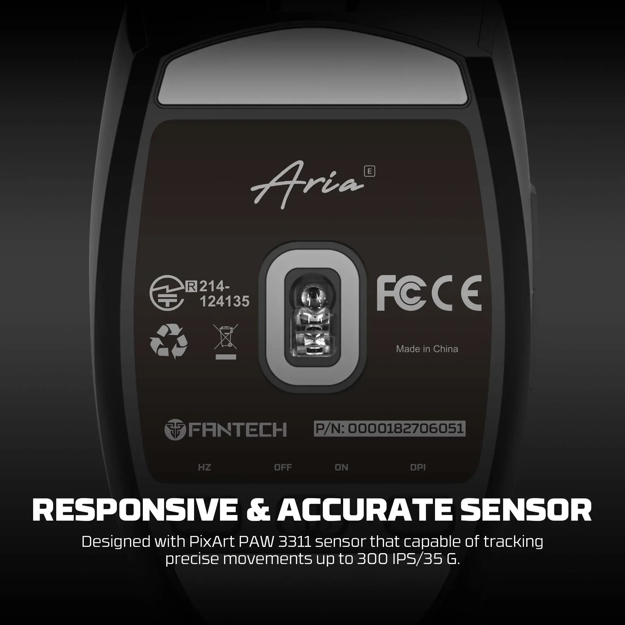 ماوس ألعاب Fantech Aria XD7E لاسلكي - أسود - Image 5