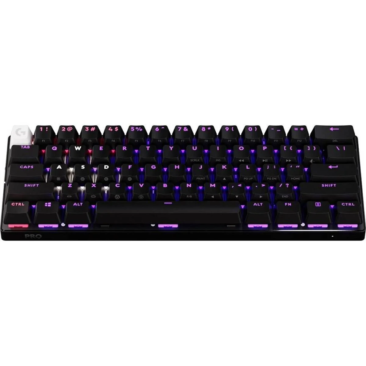 Logitech G PRO X 60 LIGHTSPEED 60% Wireless Gaming Keyboard, GX Tactile Optical Switches, RGB, Black - Image 3