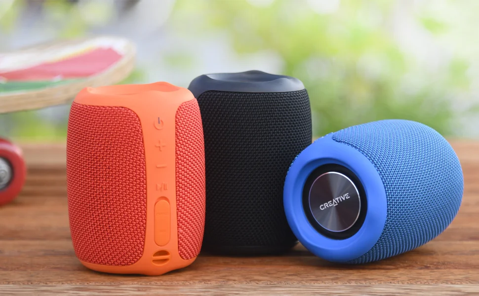 Creative MUVO Play Portable Bluetooth 5.0 Speaker, IPX7 Waterproof, Blue - Thumbnail 6