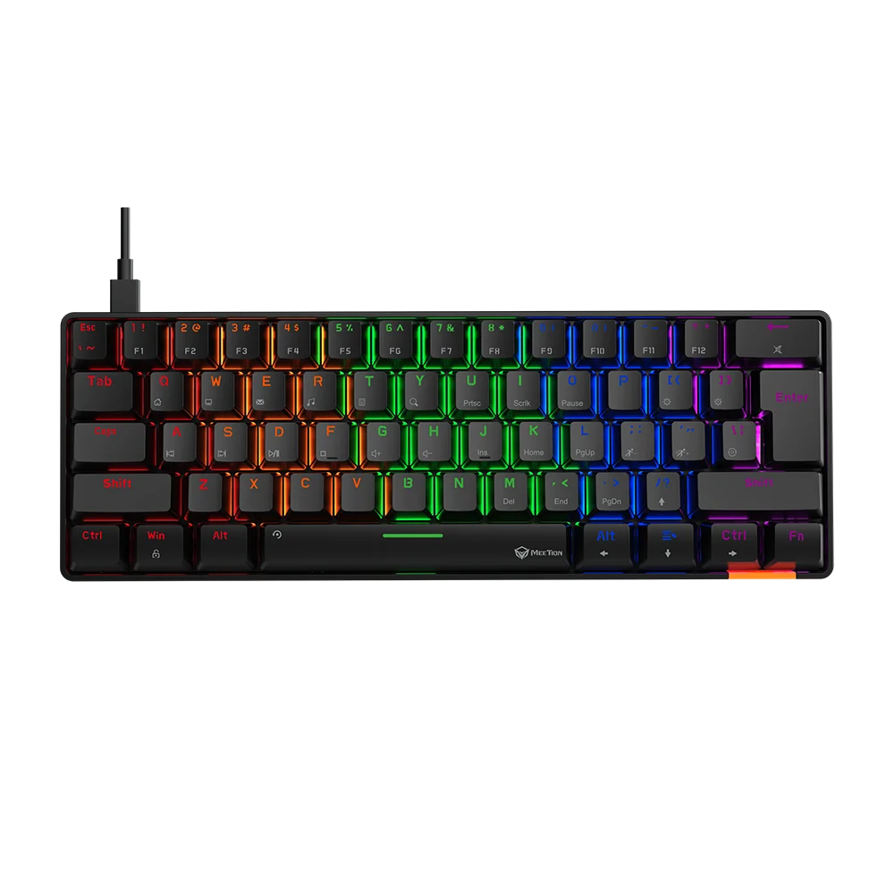 Meetion MK005 60% Mechanical Gaming Keyboard with Full-Key Anti-Ghosting – Black