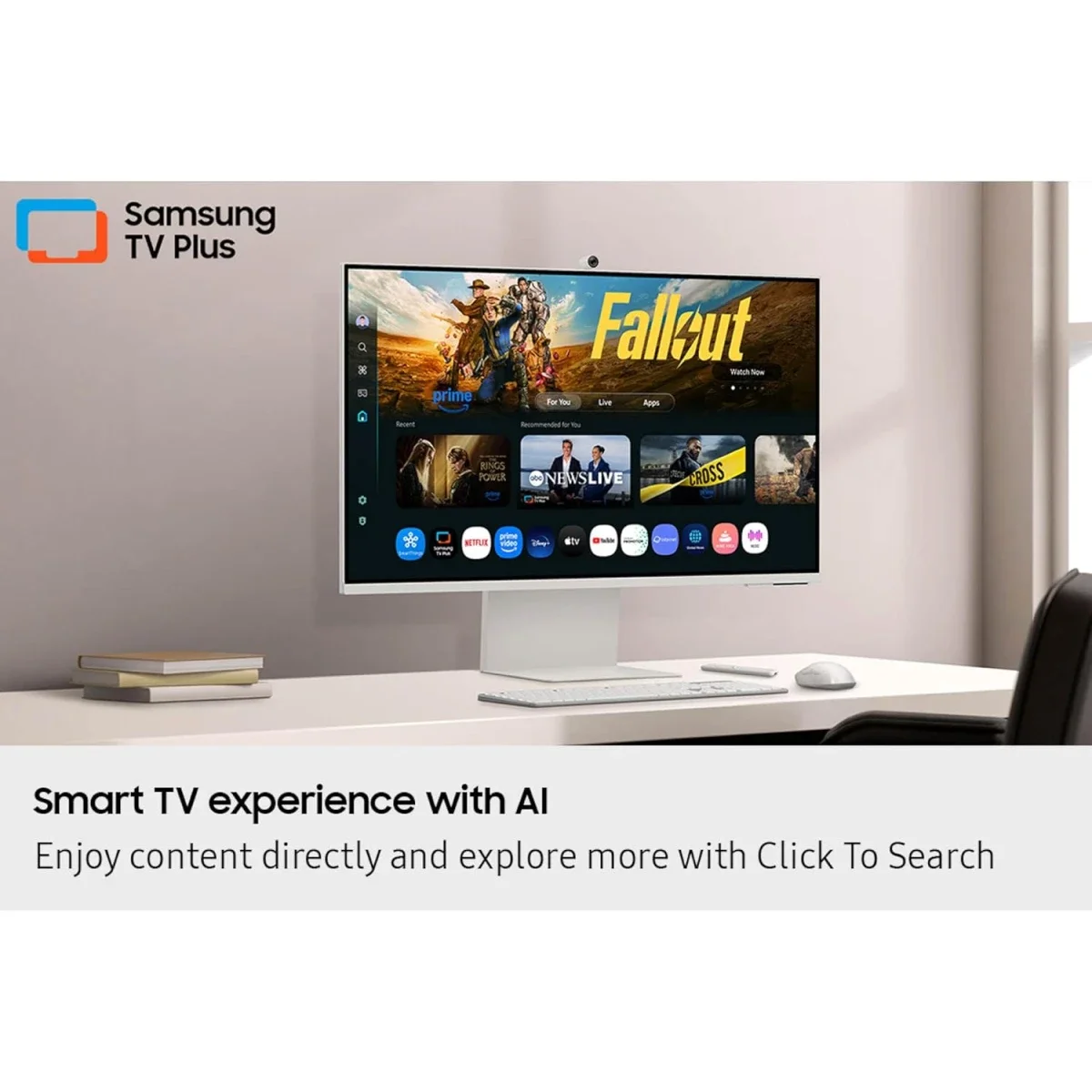 Samsung M8 M80F 32-inch 4K UHD Smart Monitor with Vision AI - Warm White - Thumbnail 17