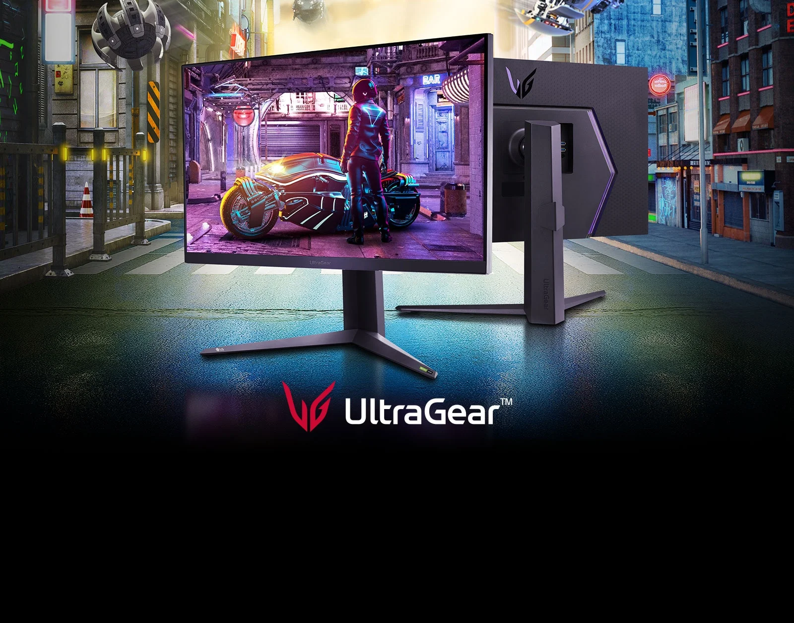 شاشة ألعاب LG 32GQ850-B UltraGear مقاس 32 إنش QHD Nano IPS بتردد 240 هرتز (كسر سرعة 260 هرتز) واستجابة 1 مللي ثانية - Thumbnail 3