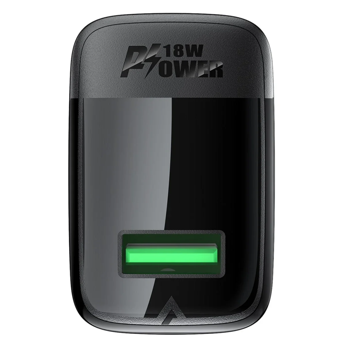 شاحن حائط ACEFAST A90 بتقنية GaN وقدرة 18 واط ومنفذ USB-A وقابس أوروبي أسود - Thumbnail 3