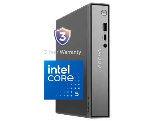 Lenovo ThinkCentre neo 50q Gen 5 Tiny Desktop PC, Core 5 210H, 8GB DDR5, 512GB PCIe 4.0 SSD - Thumbnail 9