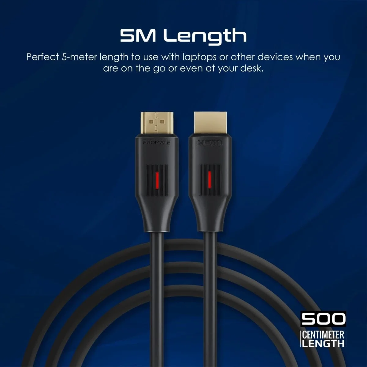 Promate ProLink4K60-150 HDMI 2.0 Cable 4K@60Hz 1.5m with Ethernet and Gold-Plated Connectors - Image 6