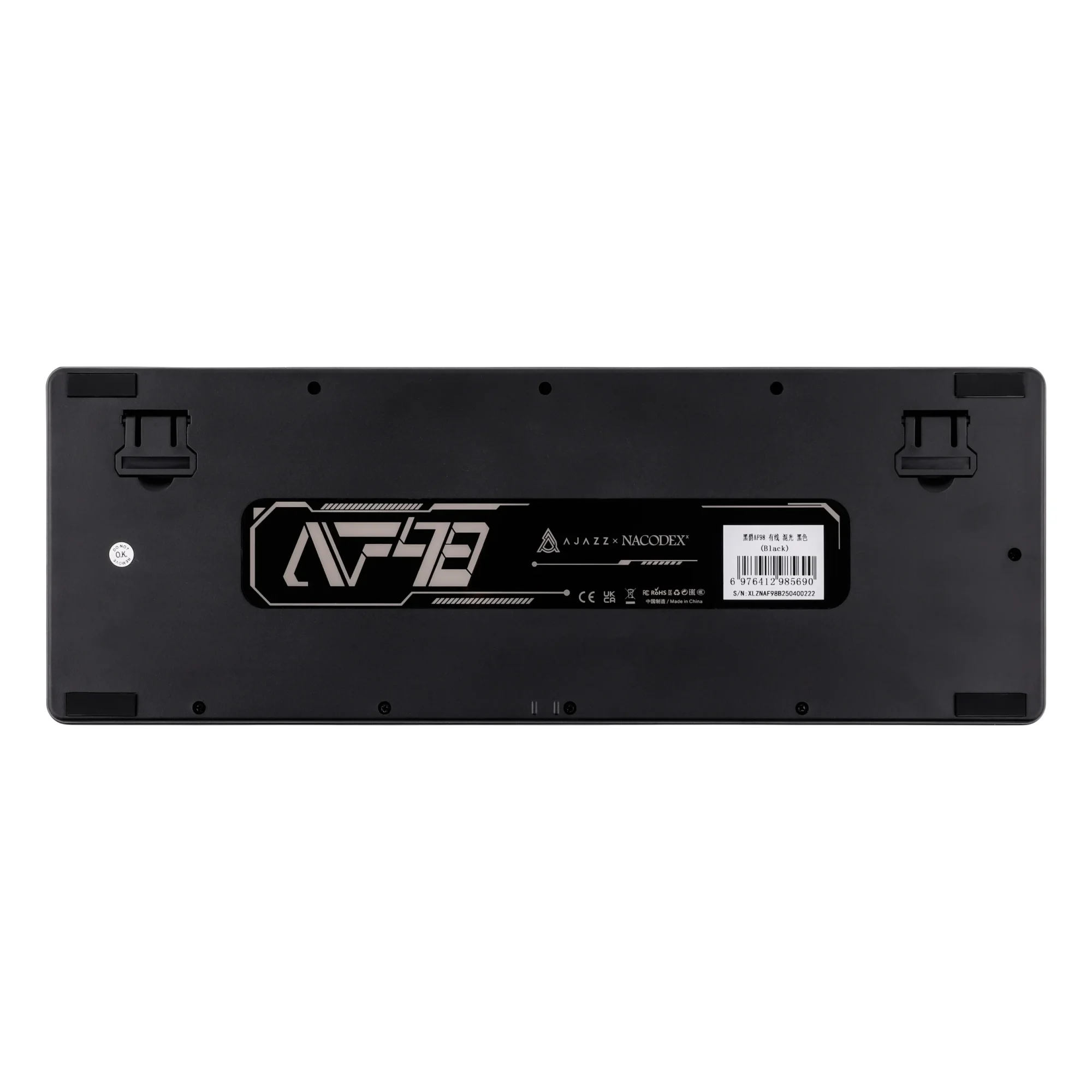 AJAZZ AF98 Wired Gaming Keyboard – Black, Mixed Lighting - Thumbnail 6