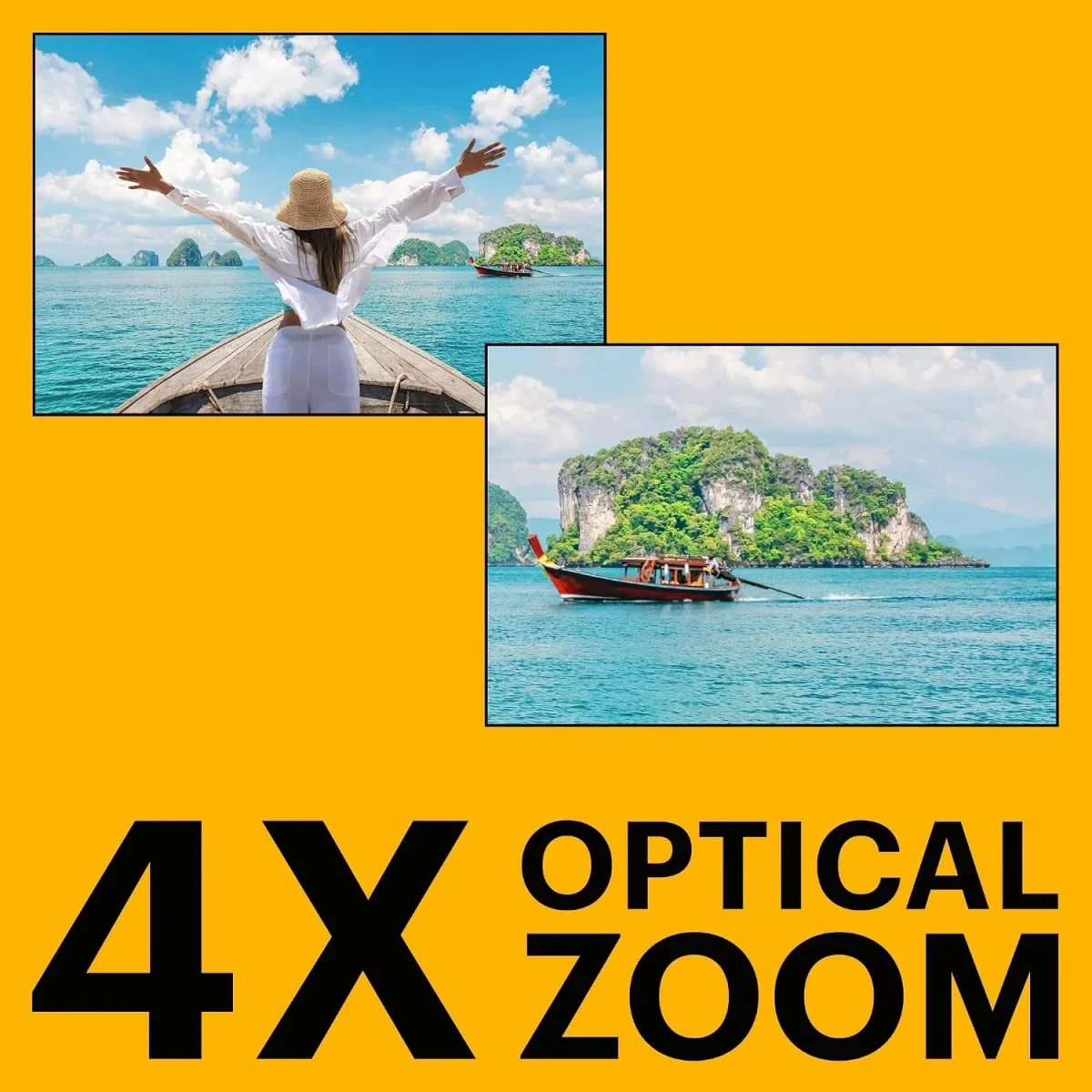 كاميرا رقمية Kodak WPZ2 مقاومة للماء 16MP حتى 15 متر زوم 4X لون أزرق - Thumbnail 8