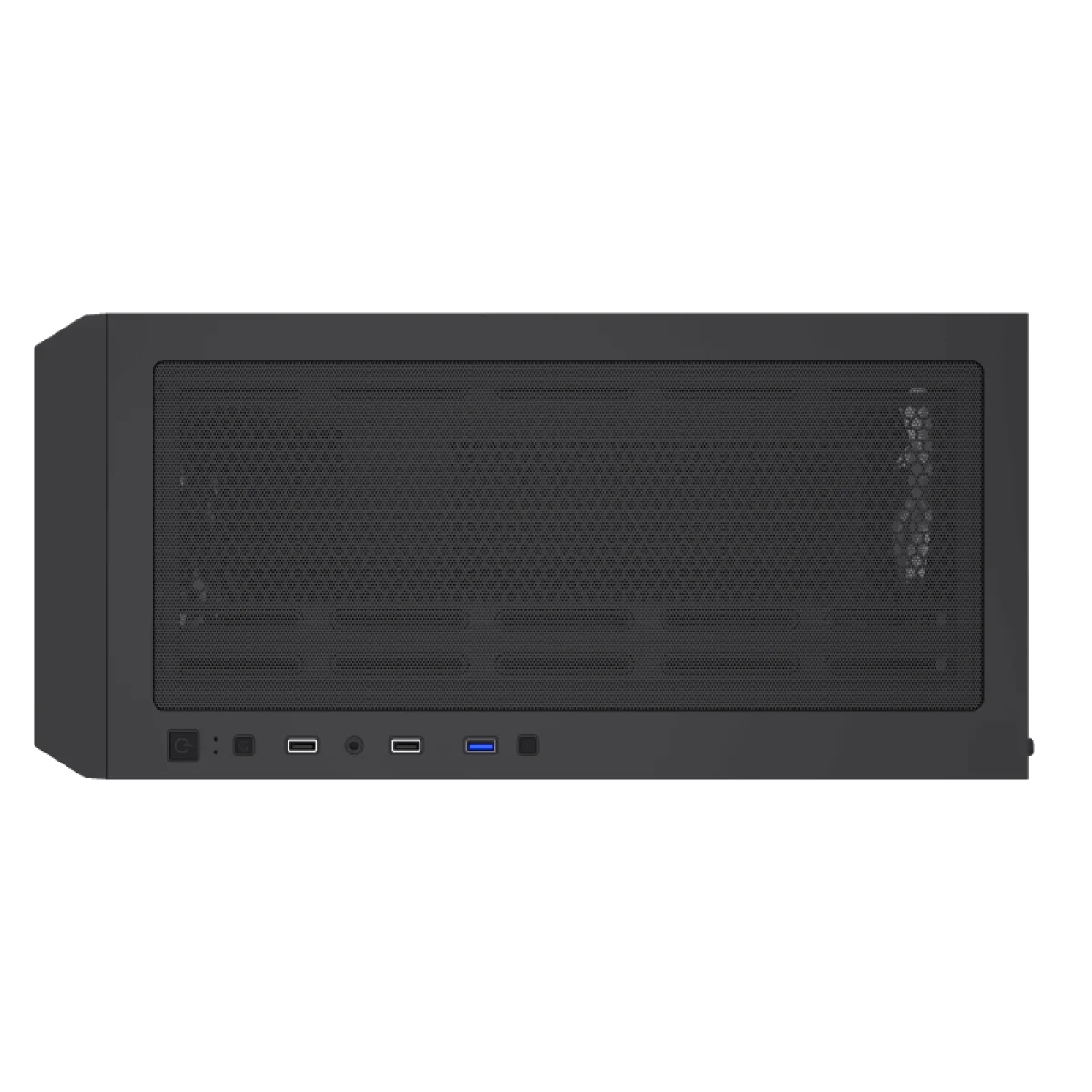 كيس كمبيوتر ألعاب GameMax Defender MB بحجم Micro-ATX مع 4 مراوح ARGB ومنفذ USB-C ودعم راديتر 360mm - Image 7