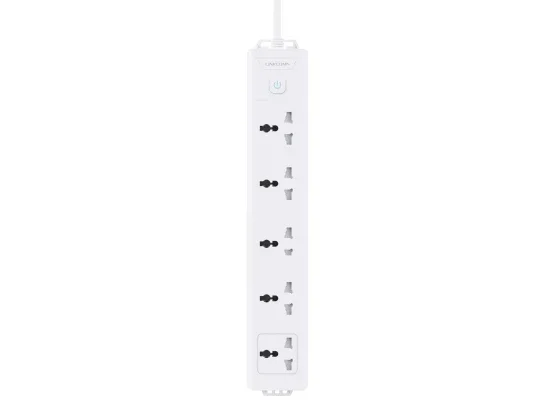 مشترك كهرباء LINKCOMN LC-PS501 بخمسة منافذ وكابل 1.6 متر بواجهة EU - Image 2