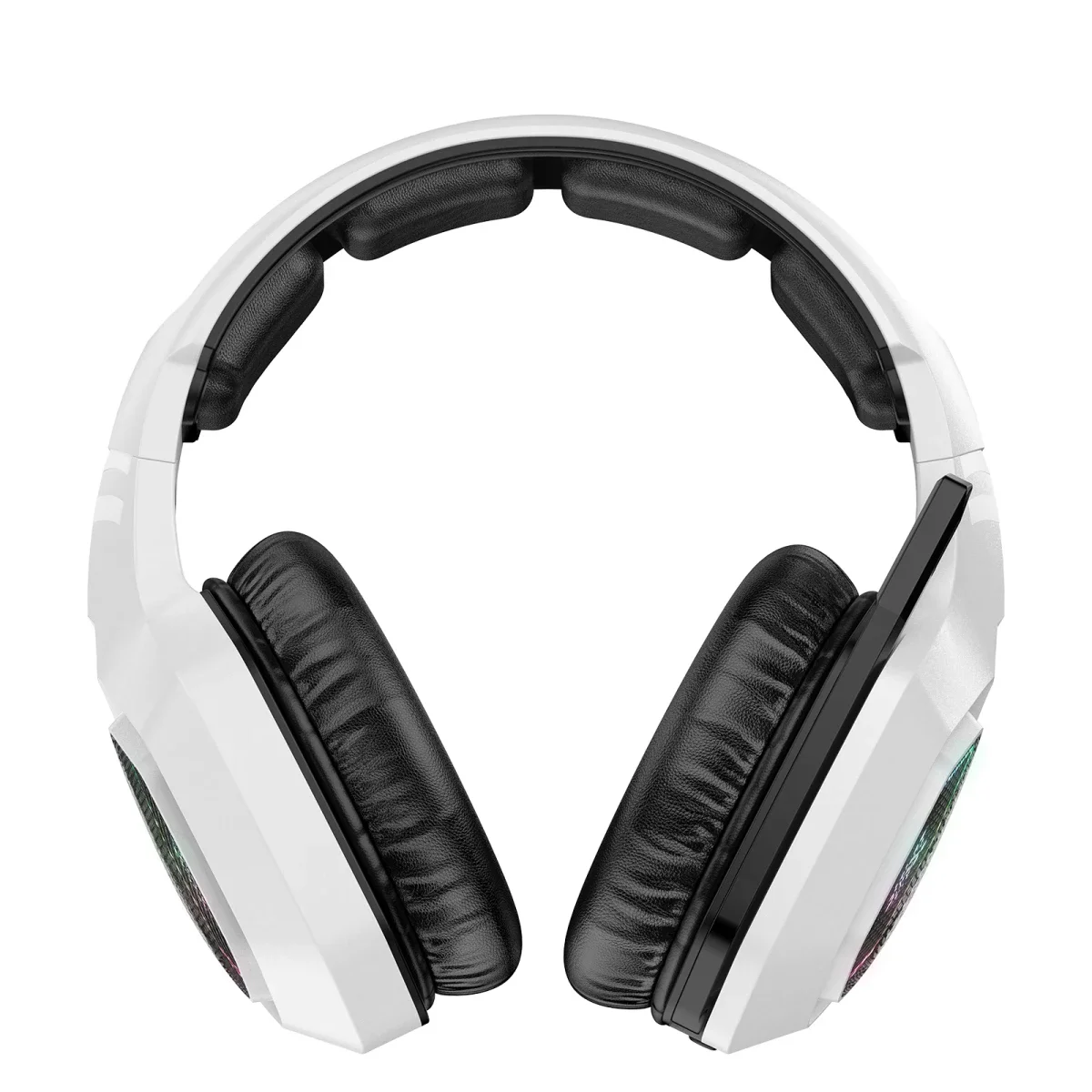 ONIKUMA B100 Tri-Mode Wireless Gaming Headset with Noise-Cancelling Mic, White - Image 4