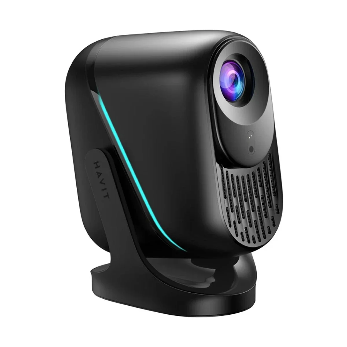 جهاز عرض ذكي HAVIT PJ220 Pro بنظام Android 13 ودقة Full HD 1080p ودعم فك ترميز 4K